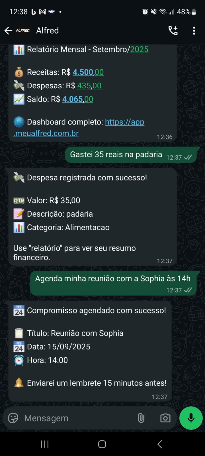 WhatsApp Chat - Receitas